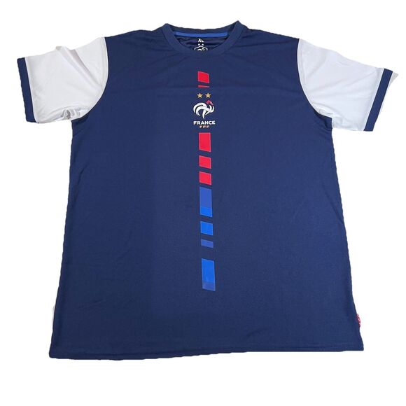 FFF France National Team Soccer Football Jersey Shirt FIFA Men's XL - Picture 1 of 9